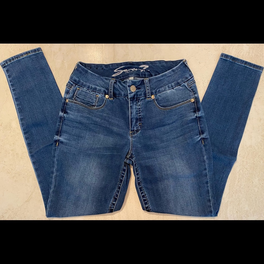 Seven7 Skinny Tummyless Jeggings